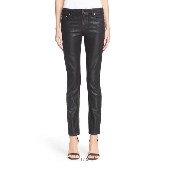 Roberto Cavalli Denim - Roberto Cavalli Coated Skinny Jeans IT40/US4